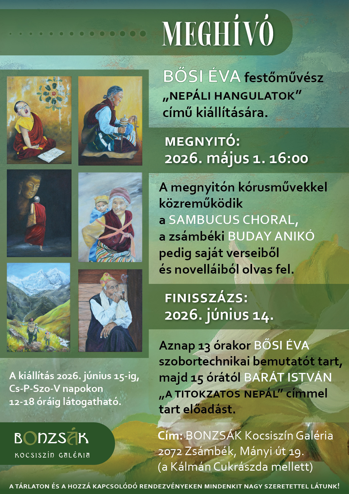 Bonzsák Kocsiszín Galéria 2026